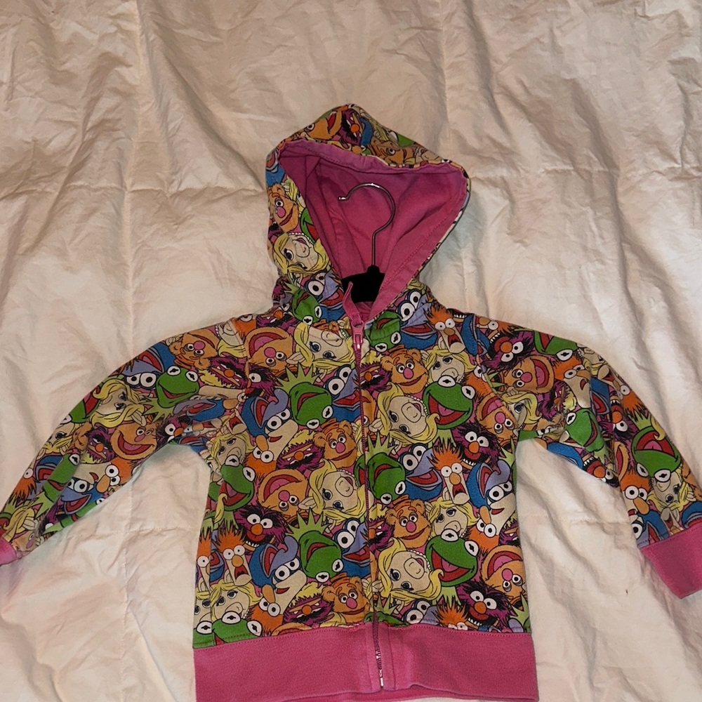 Colorful Cartoon Character Kids Hoodie